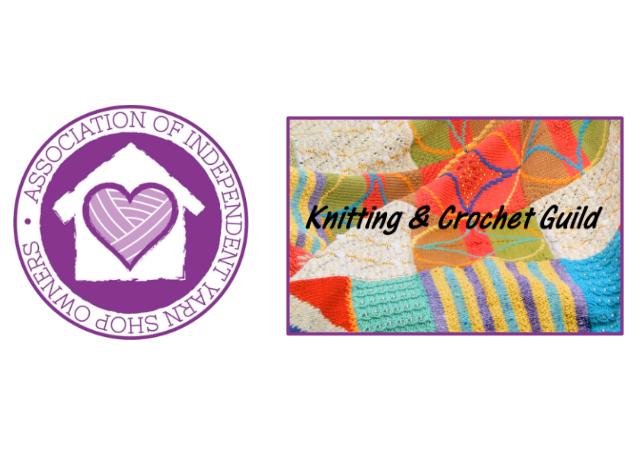 Members of yarn shop owners and knitting and crochet guild